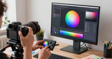 simple color correction wheel