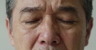 stress first affects facial features