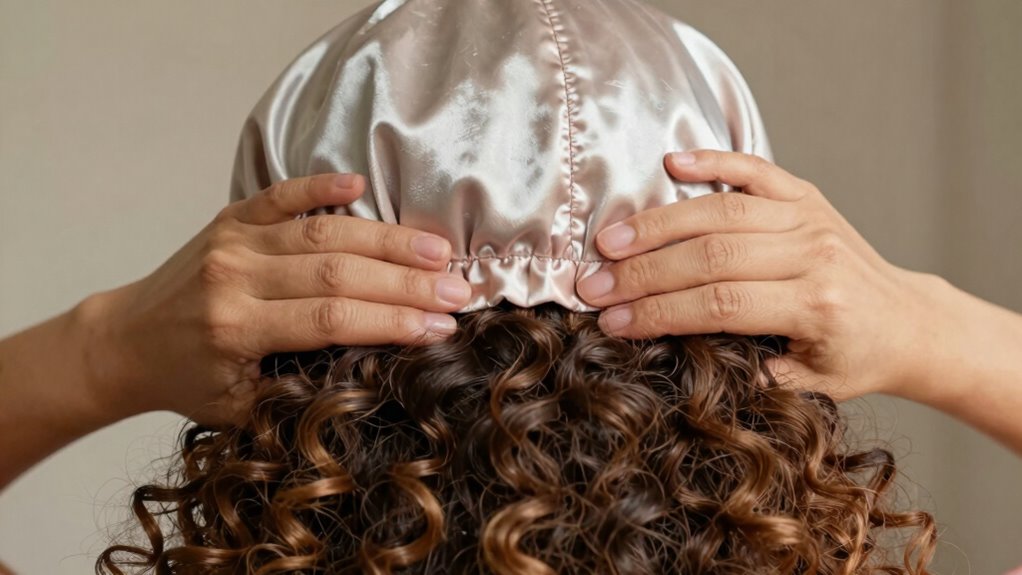 use breathable well fitting bonnet