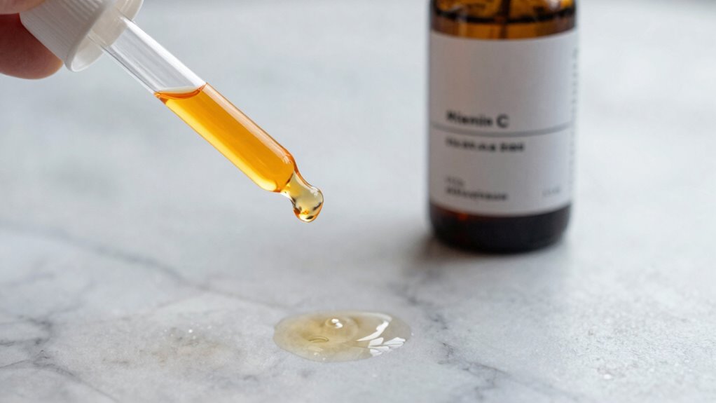 vitamin c and acid caution