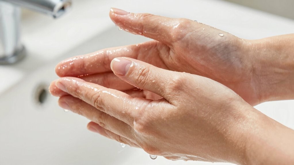 wash hands thoroughly regularly