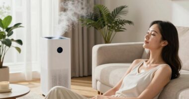 air quality affects skin