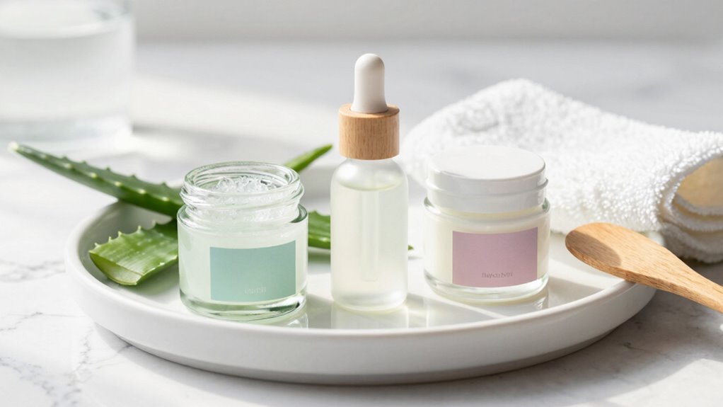 balanced gentle skin routine