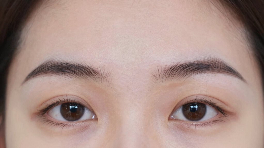 brow symmetry and arch definition