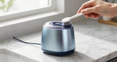 brush damage from cleaning