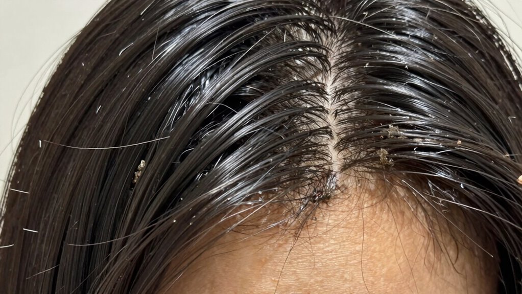 clogged follicles dull appearance