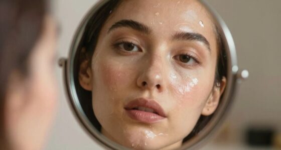 close view distorts makeup