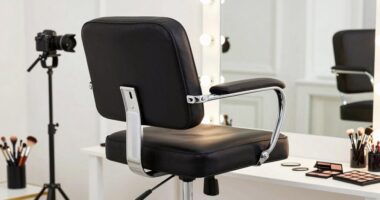 comfortable chairs enhance makeup sessions