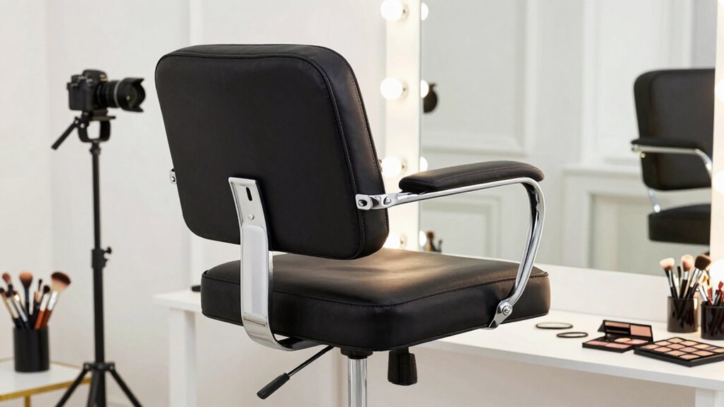 comfortable chairs enhance makeup sessions