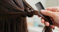 detangle hair before shampoo