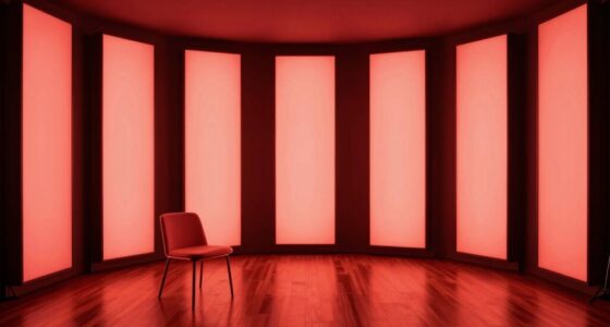 full body red light setup