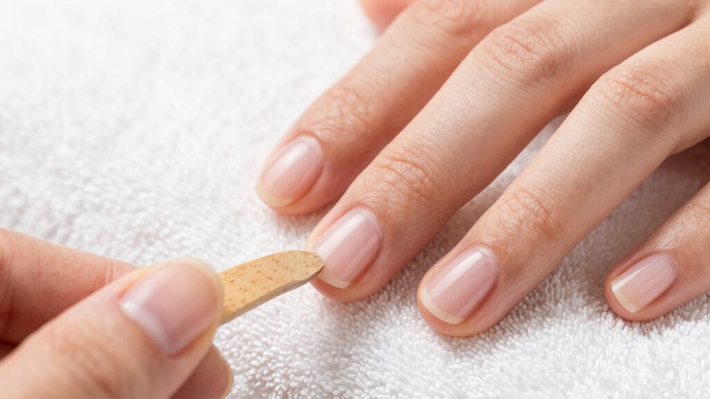 gentle cuticle nourishment routine