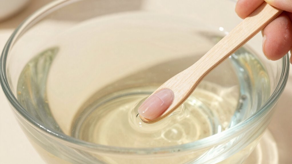 gentle nail cleaning routine