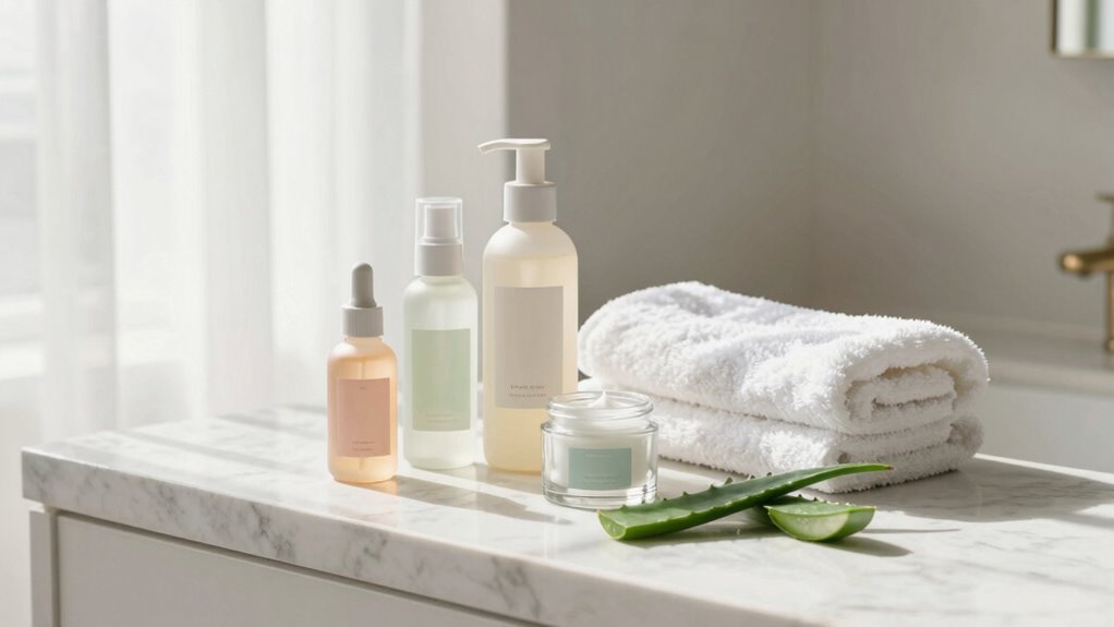 gentle straightforward skincare routine