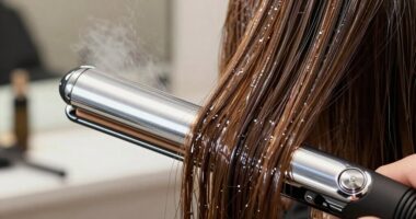 hair styling with steam