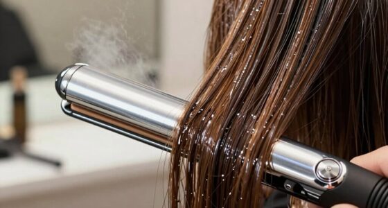 hair styling with steam
