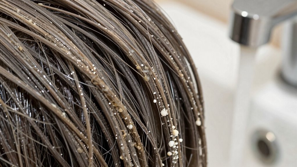 hard water damages hair