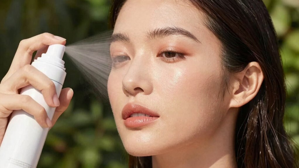 heat resistant makeup routine