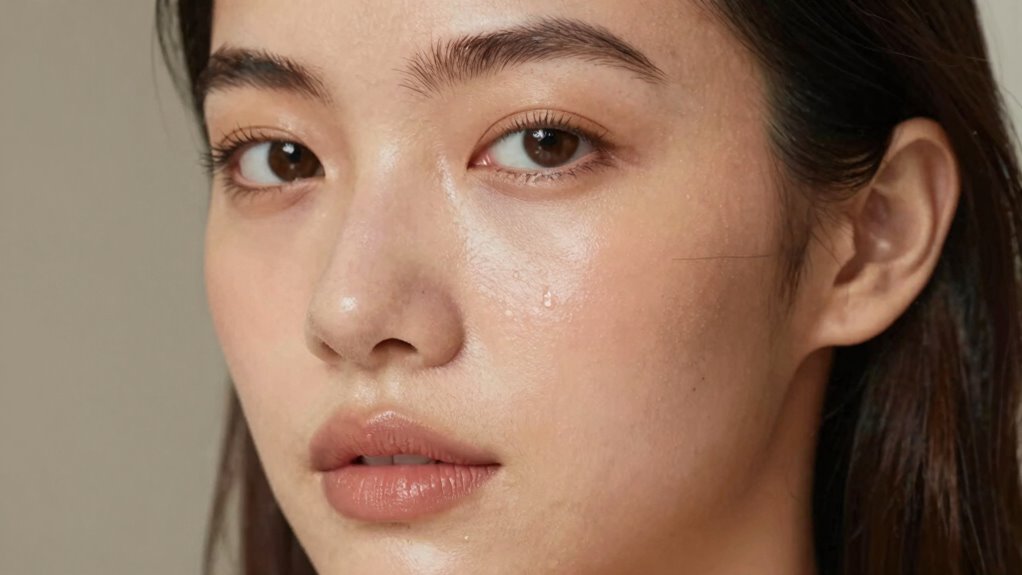 layered finishes for textured skin