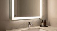 lighting and mirror placement