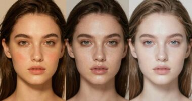 lighting changes makeup tone