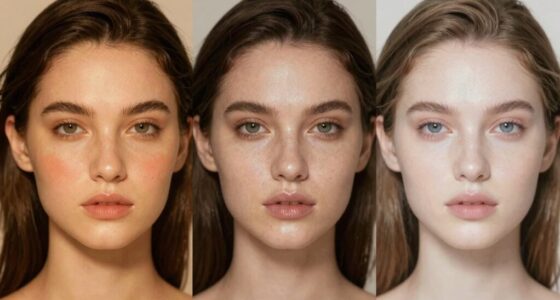 lighting changes makeup tone