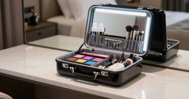 lighting enhanced travel storage