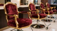luxury salon chairs stability