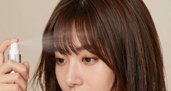 maintain fresh styled bangs