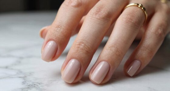 maintain neat polished nails