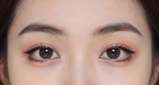 over applied eye makeup