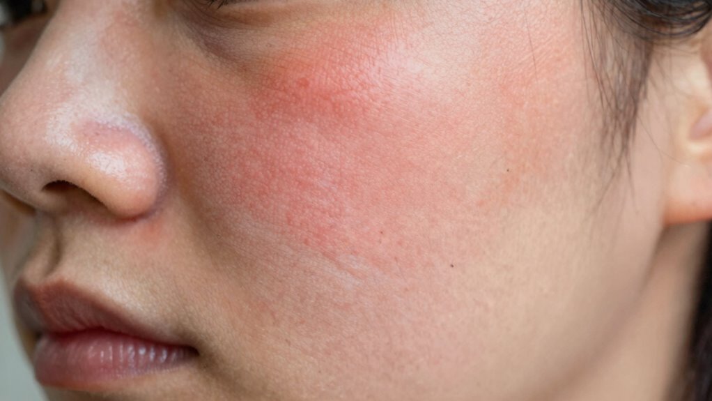 persistent redness despite gentleness