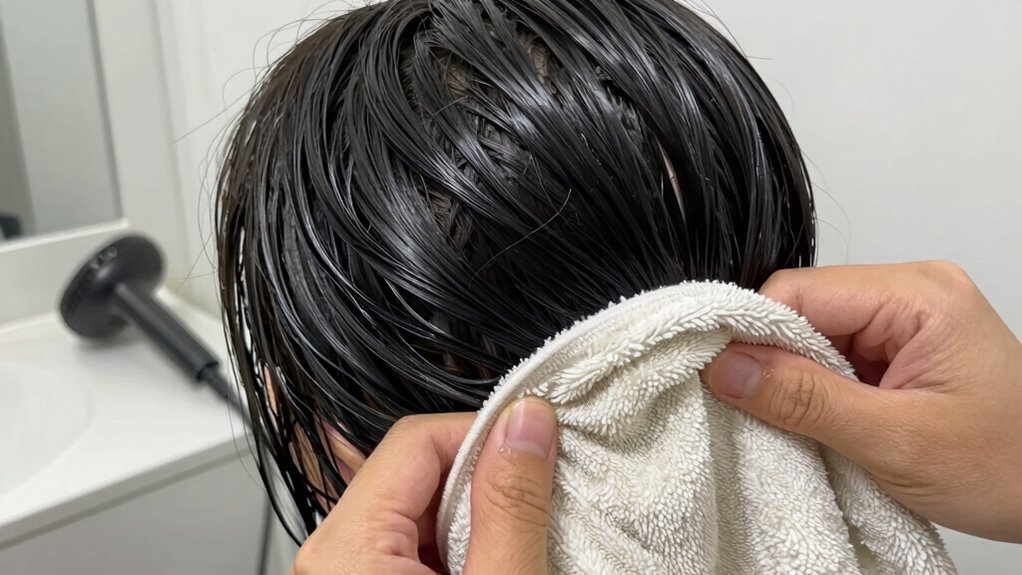 proper drying reduces frizz
