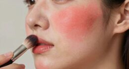 quick fix for patchy blush