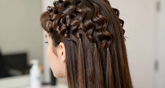 root focused hair crimping