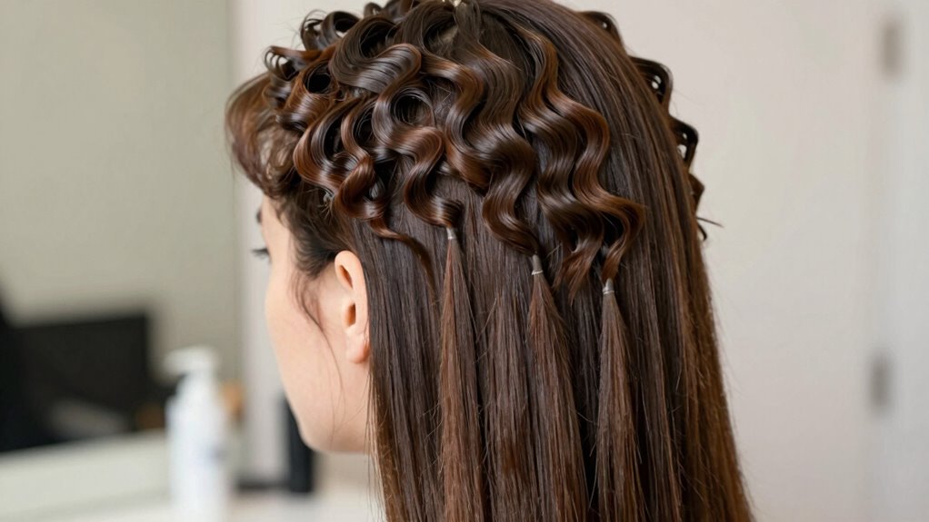 root focused hair crimping