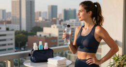 skincare during travel routine