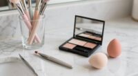 smaller makeup setup often better