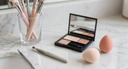 smaller makeup setup often better