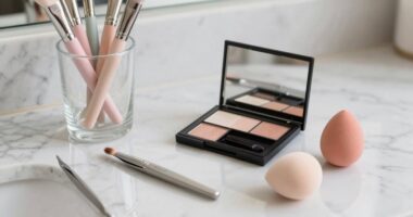 smaller makeup setup often better