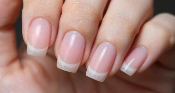 tips align with cuticle