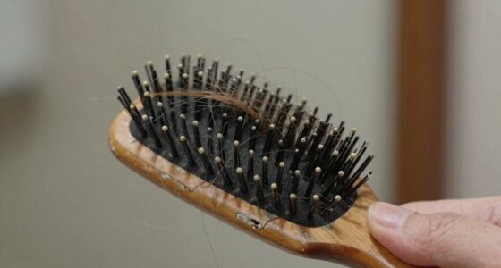 using a dirty brush