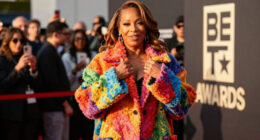 Queen Latifah Bundles Up in a Bold, Oversized Coat on the 2026 BET Awards Red Carpet