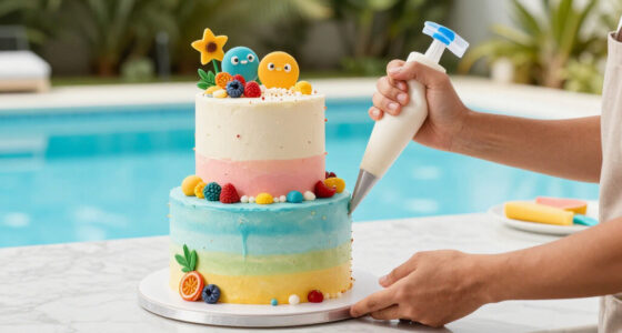 Andie Brings Flour Shop’s Colorful Cakes To The Pool