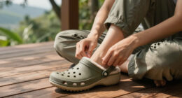 This Vibram Crocs Sneaker Secretly Flexes Patagonia-Level Fleece