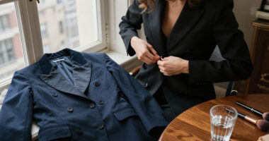 Céline Dion Looks So Sophisticated In Layers Of Double-Breasted Jackets