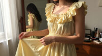 Lili Reinhart’s Butter Yellow Dress Is A Nod To Kate Hudson’s How To Lose A Guy In 10 Days Look