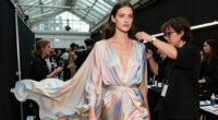 Victoria Starmer Models Clothes At London Fashion Week Show