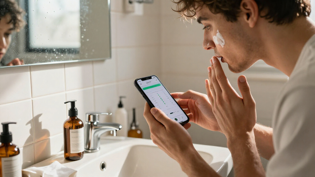 A Glow-Up Measurement App Brings Men's Skincare Into Focus