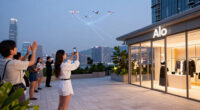 Alo Launches Hong Kong Sanctuary Store With Drone Show, Jisoo